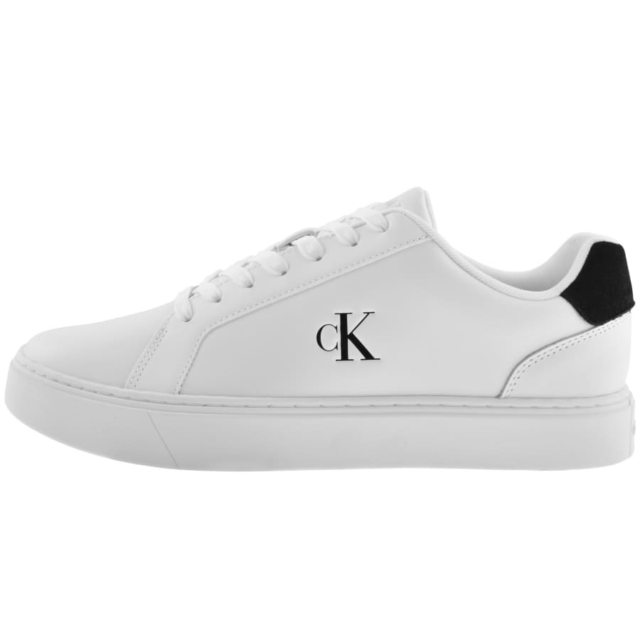 Image number 1 for Calvin Klein Classic Cupsole Trainers White