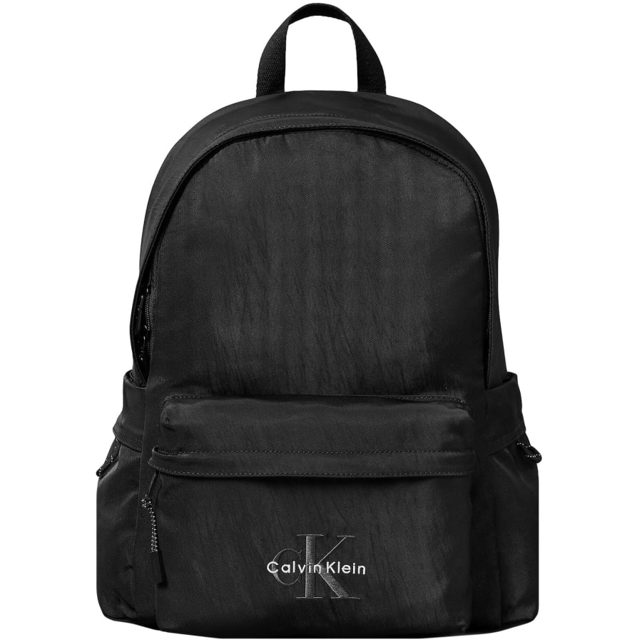 Image number 1 for Calvin Klein Bold Round Backpack Black