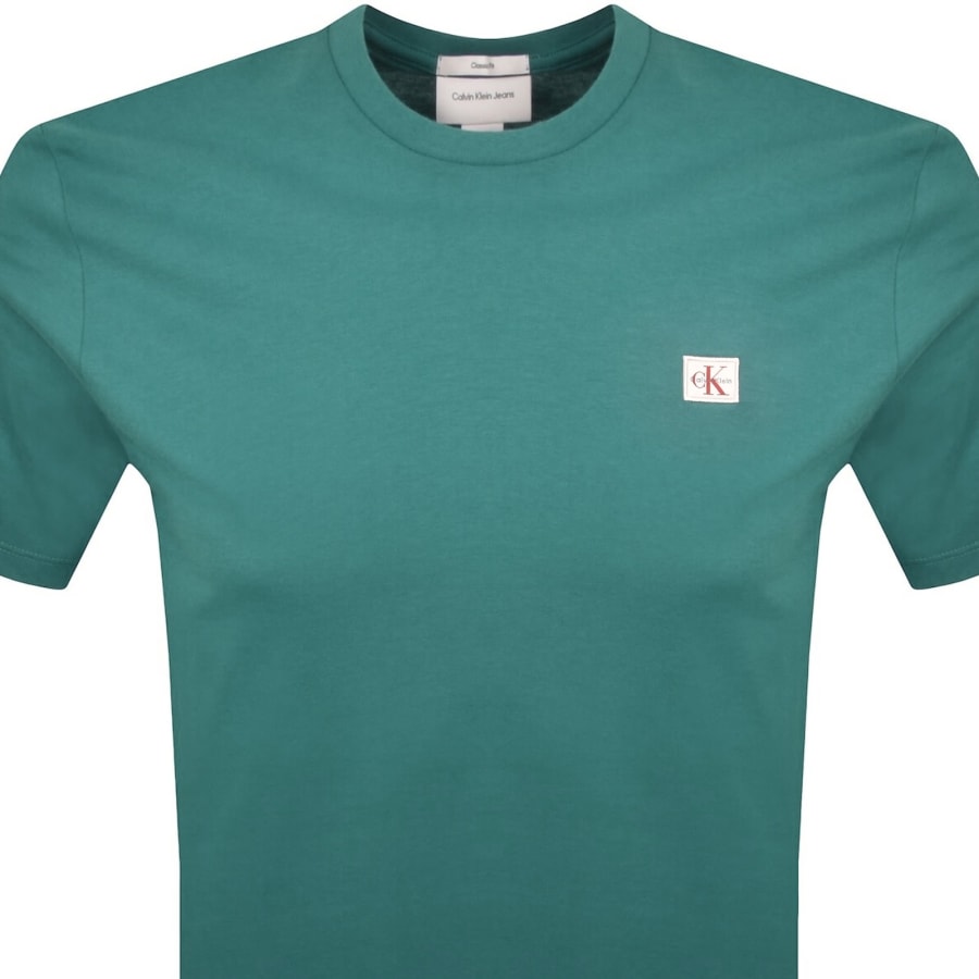 Image number 2 for Calvin Klein Jeans Badge T Shirt Blue