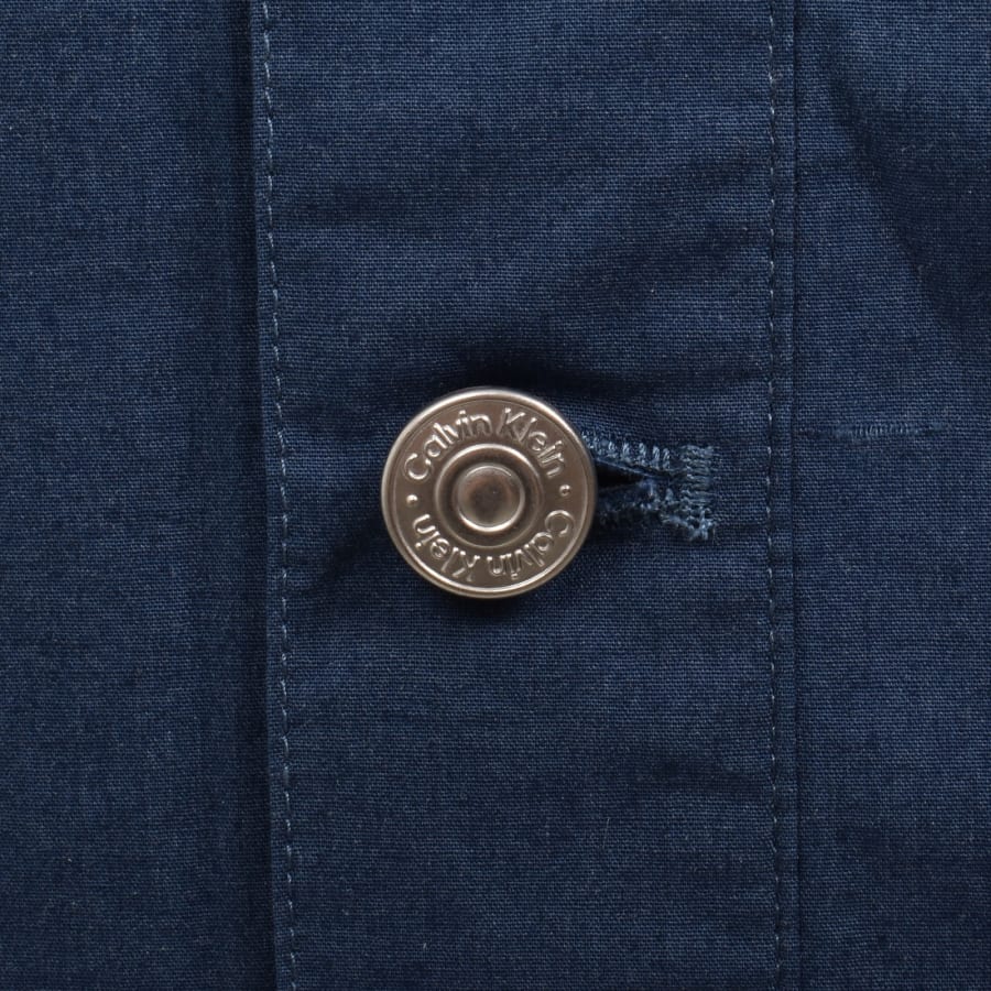 Image number 4 for Calvin Klein Jeans Nylon Utility Shirt Blue