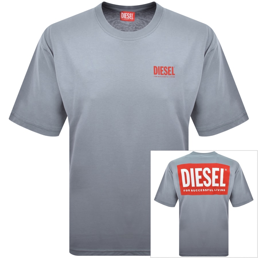 Image number 1 for Diesel T Boxt Bisk T Shirt Blue