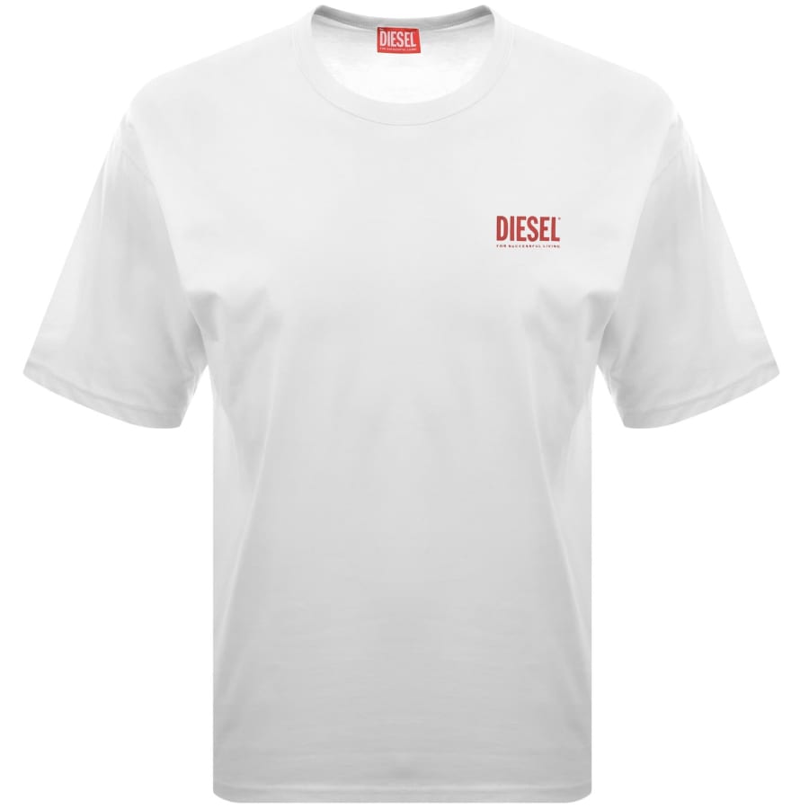 Image number 2 for Diesel T Boxt Bisk T Shirt White