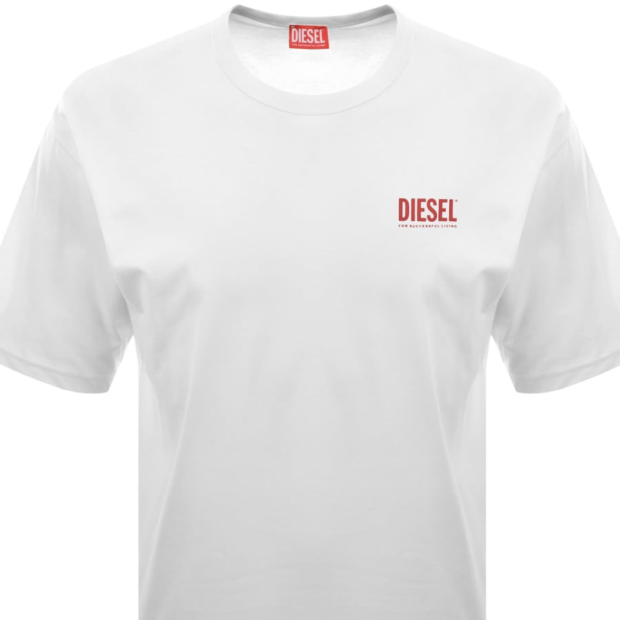 Image number 3 for Diesel T Boxt Bisk T Shirt White