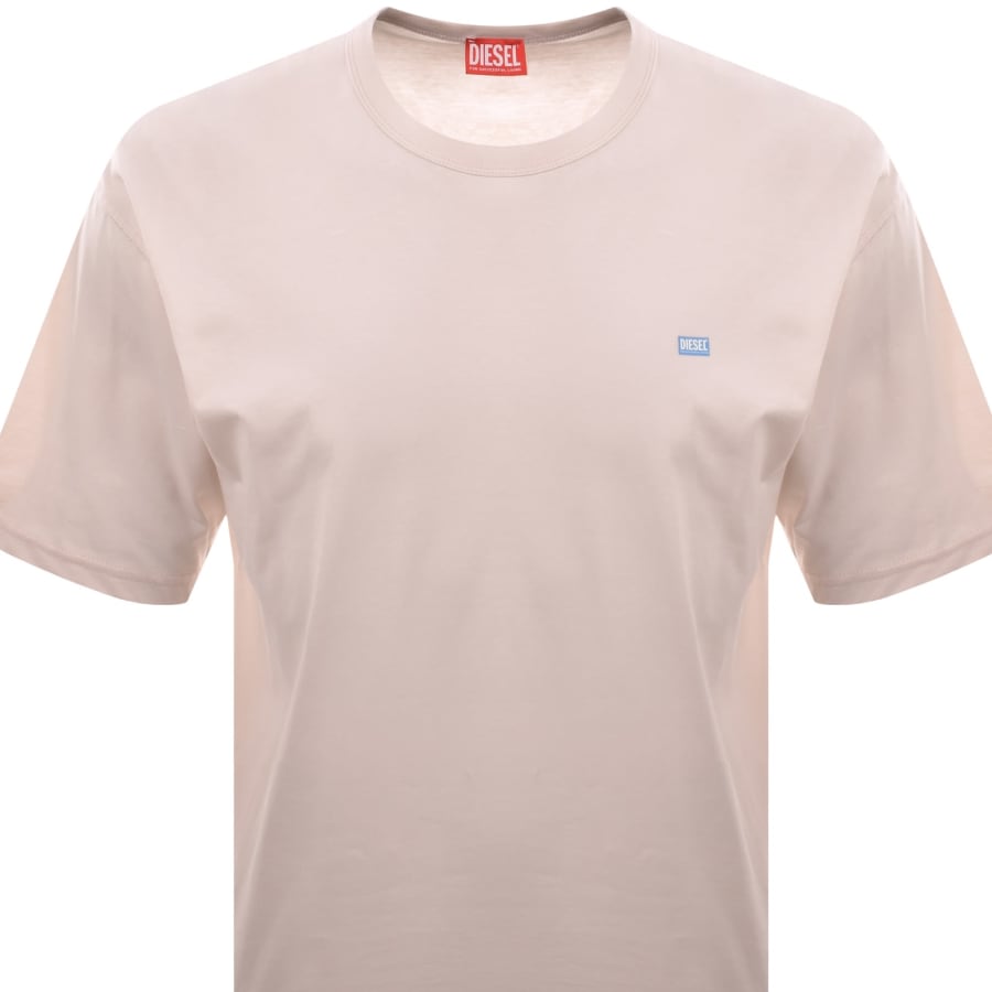 Image number 2 for Diesel T Boxt R30 Relaxed Fit T Shirt Pink