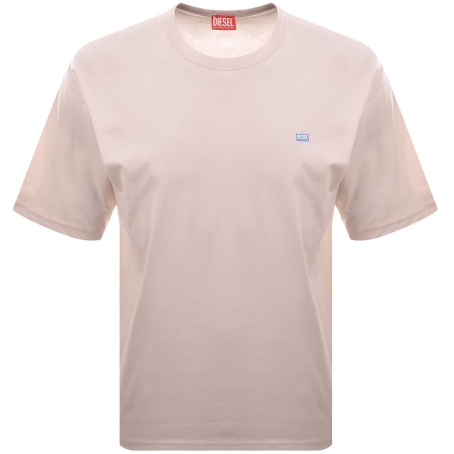 Image number 1 for Diesel T Boxt R30 Relaxed Fit T Shirt Pink