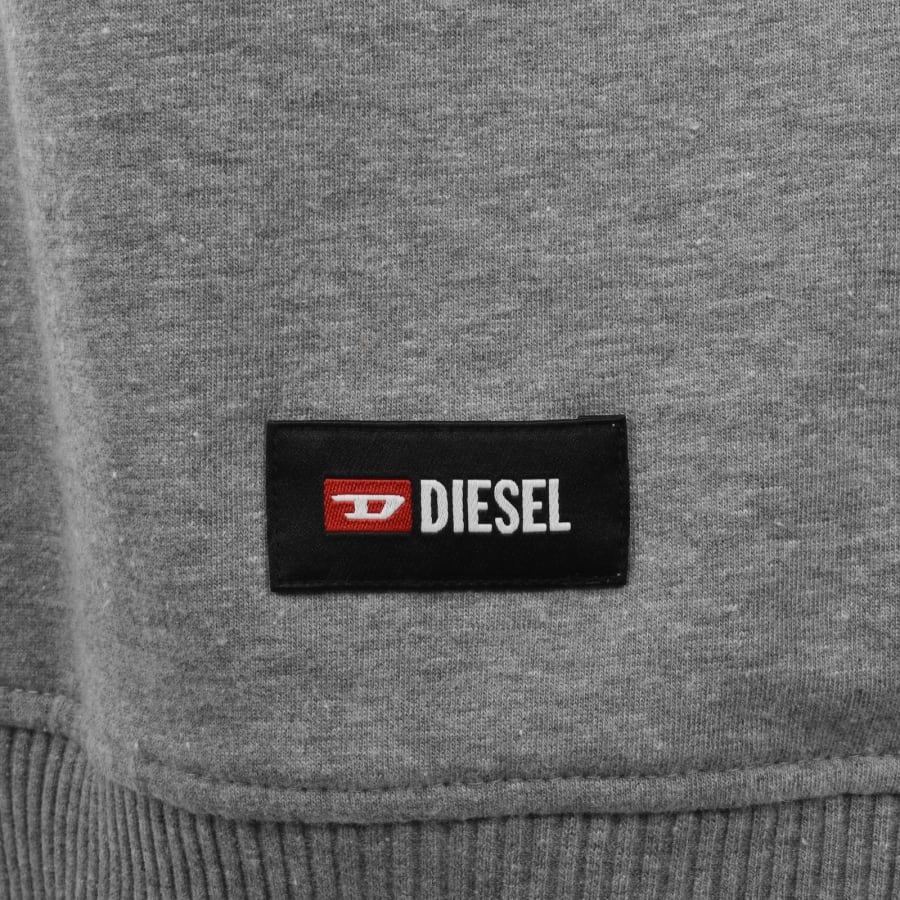 Image number 4 for Diesel Willy D Core Lightweight Sweatshirt Grey
