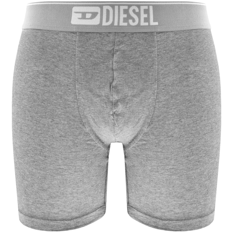 Image number 4 for Diesel Underwear 3 Pack Long Boxer Shorts Black