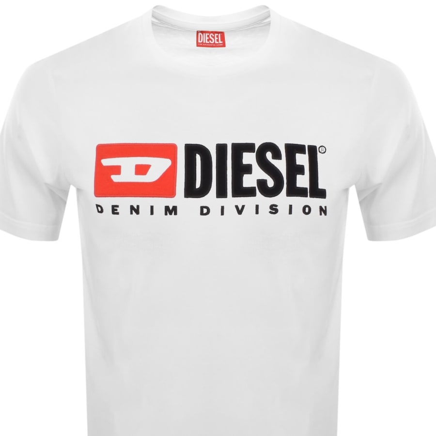 Image number 2 for Diesel T Boxt Div T Shirt White