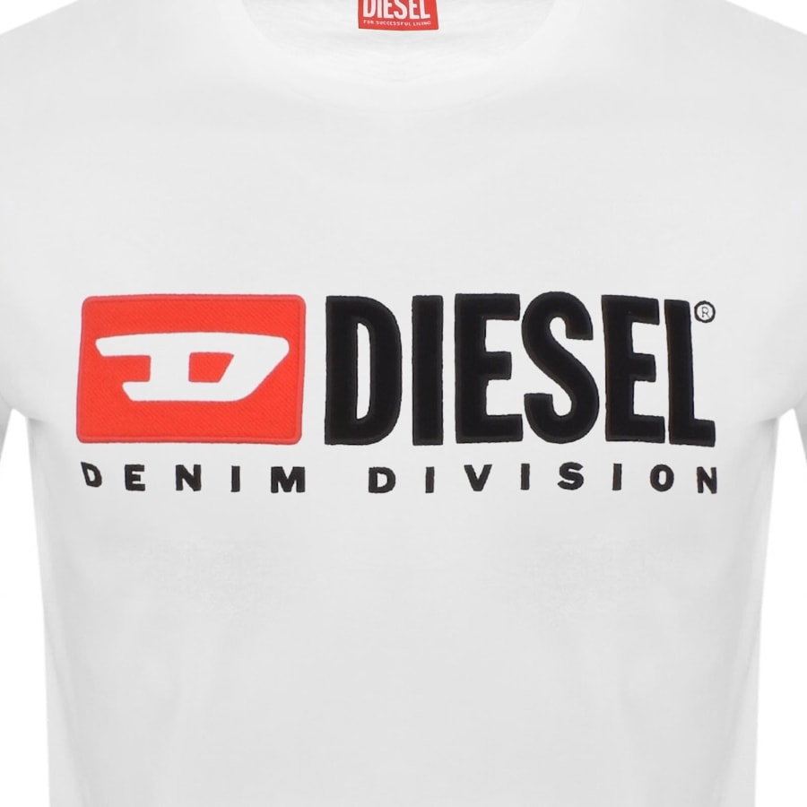 Image number 3 for Diesel T Boxt Div T Shirt White
