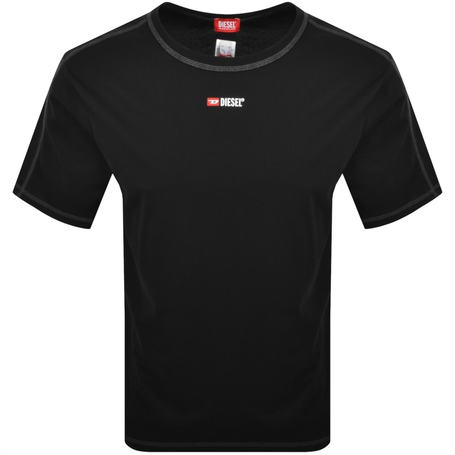 Image number 2 for Diesel Adam Core Pyjama Set Black
