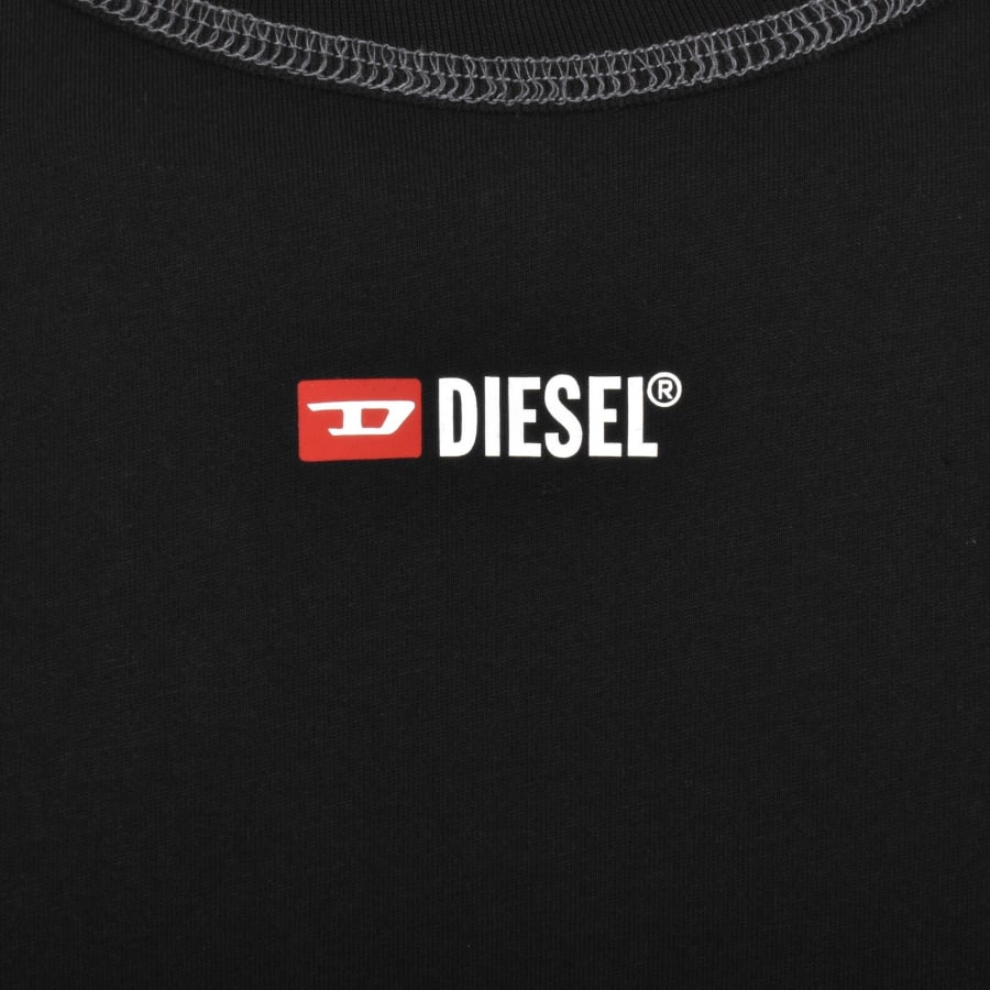 Image number 4 for Diesel Adam Core Pyjama Set Black
