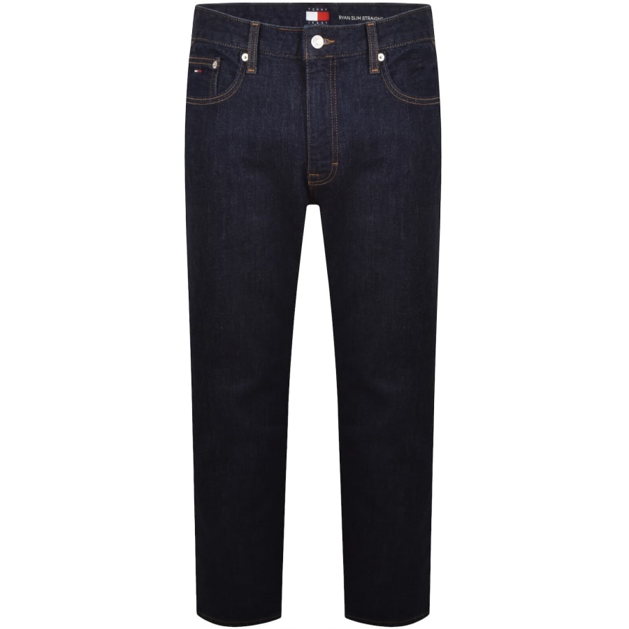 Image number 2 for Tommy Jeans Ryan Slim Fit Straight Jeans Blue