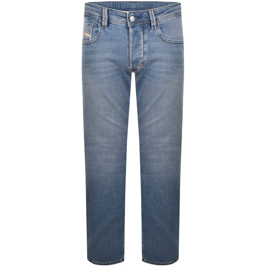 Image number 2 for Diesel 1985 Larkee Regular Fit Jeans Light Blue