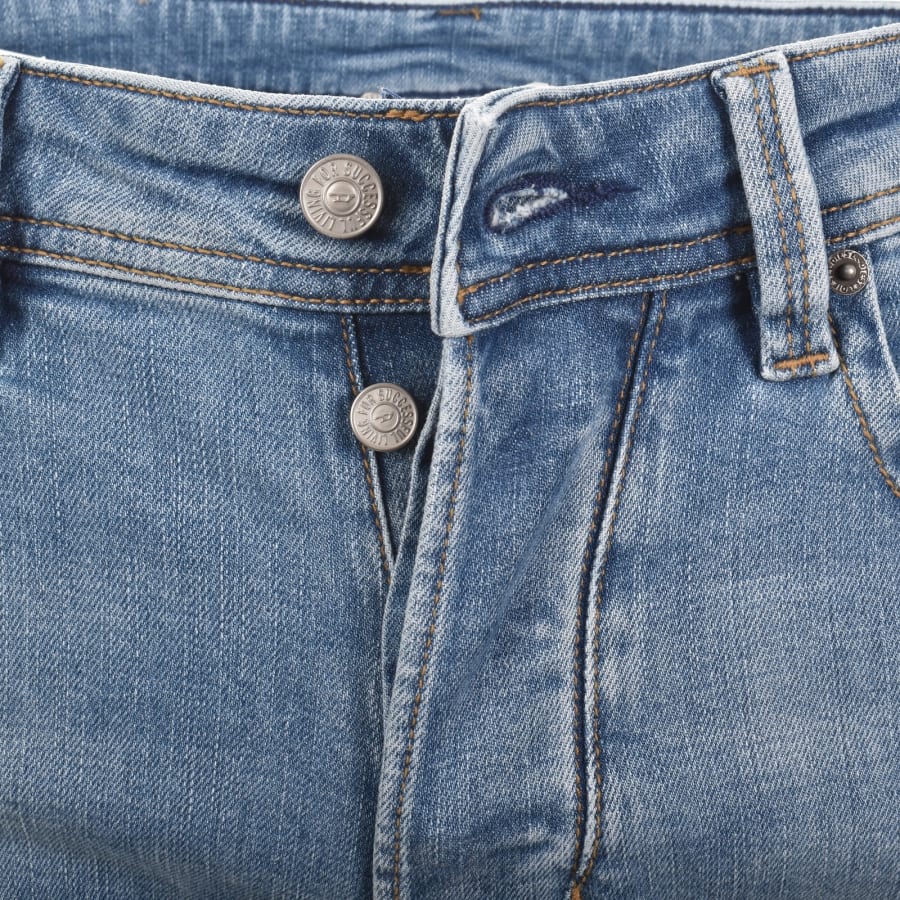 Image number 5 for Diesel 1985 Larkee Regular Fit Jeans Light Blue