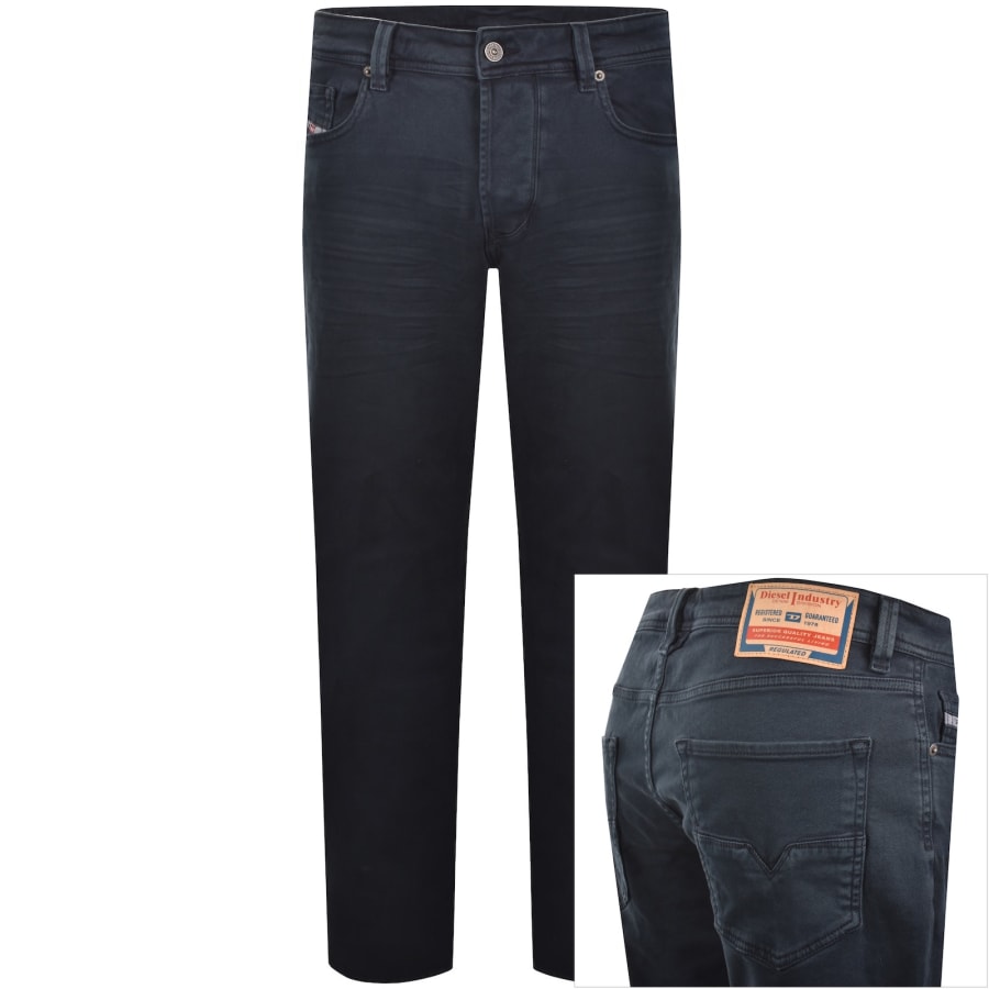 Image number 1 for Diesel Larkee Beex Regular Fit Jeans Blue
