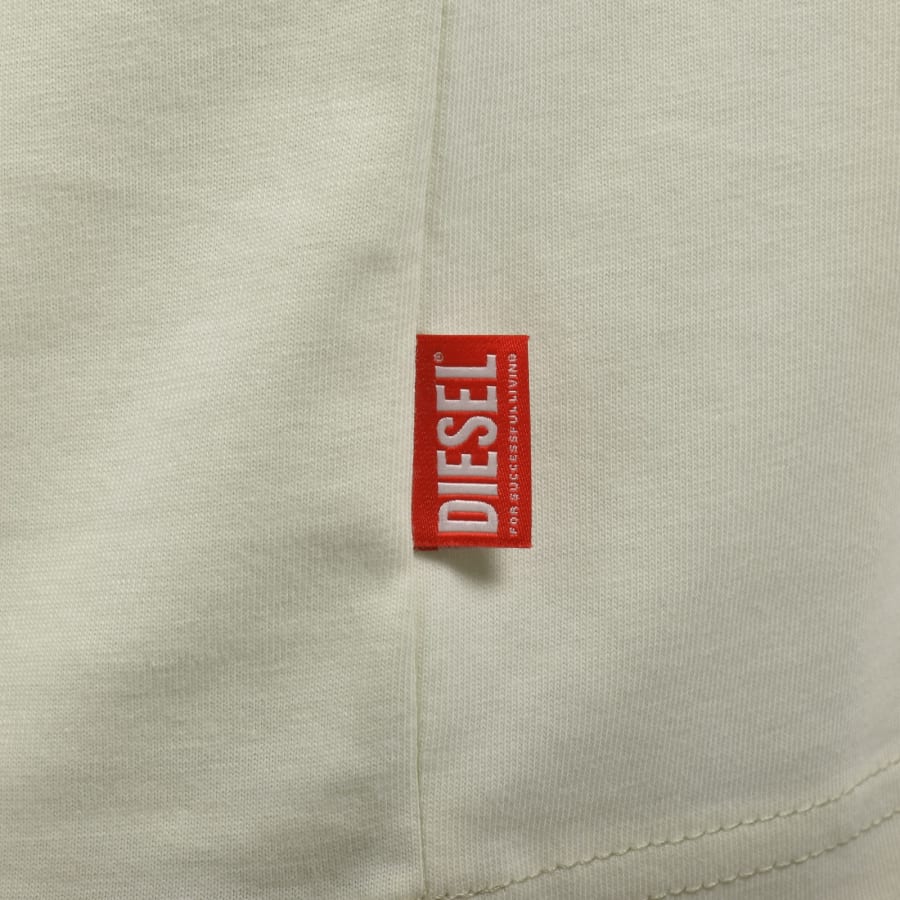 Image number 4 for Diesel T Adjust AA1 T Shirt Cream