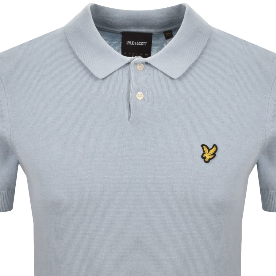 Image number 2 for Lyle And Scott Knit Polo Blue