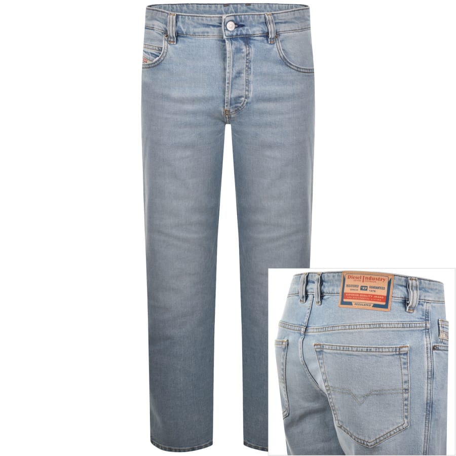 Image number 1 for Diesel 1993 D Vyl Jeans Light Wash Blue