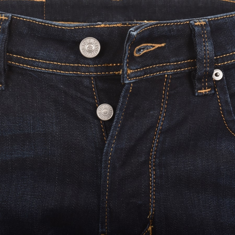 Image number 5 for Diesel 1985 Larkee Regular Fit Jeans Dark Blue