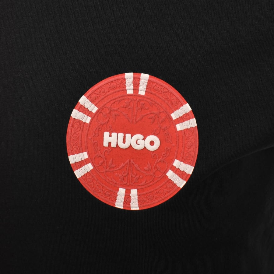 Image number 3 for HUGO Datril T Shirt Black
