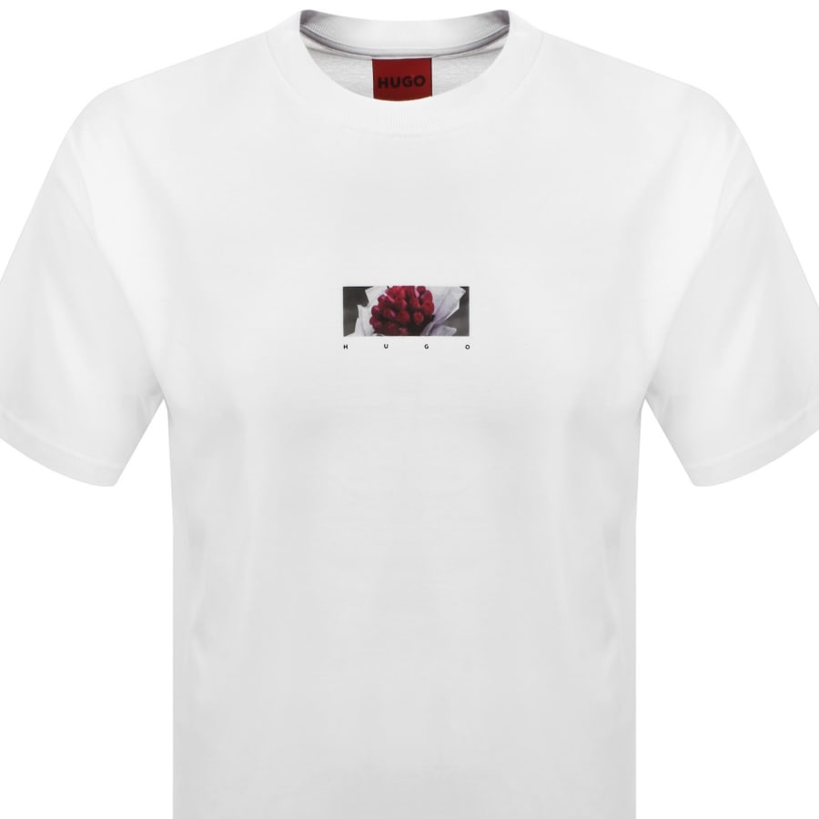 Image number 3 for HUGO Dakhil T Shirt White