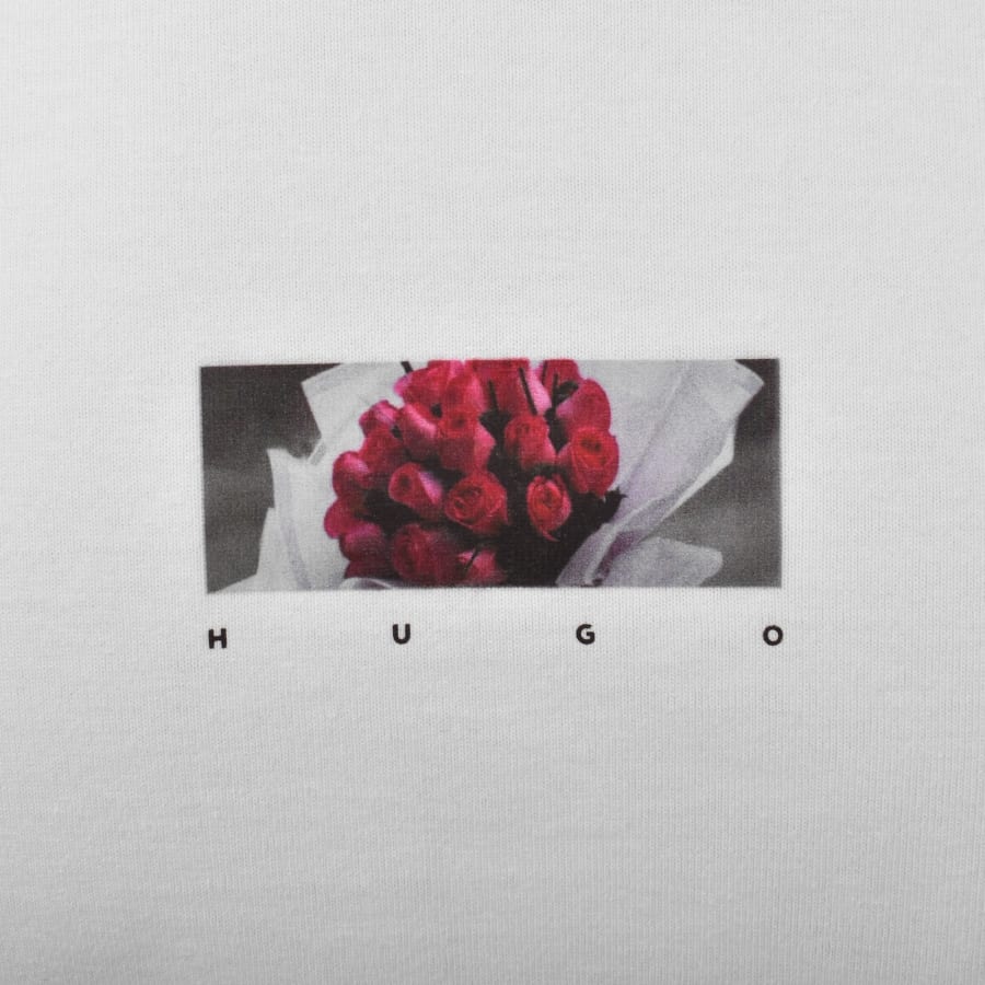 Image number 5 for HUGO Dakhil T Shirt White