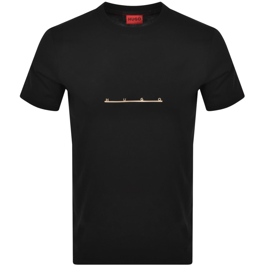 Image number 1 for HUGO Datri T Shirt Black