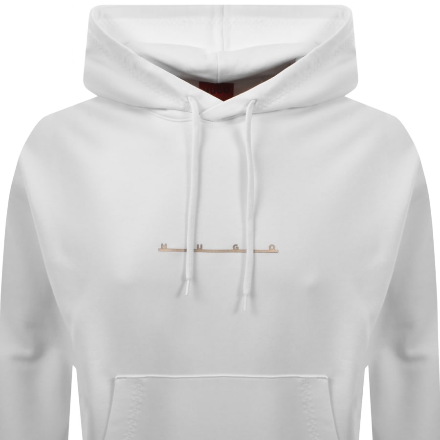 Image number 2 for HUGO Datri Hoodie White
