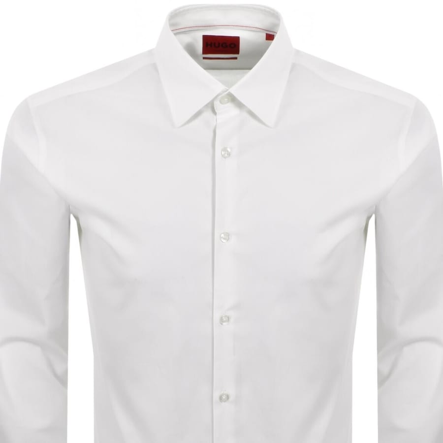 Image number 2 for HUGO Valerio Long Sleeve Shirt White