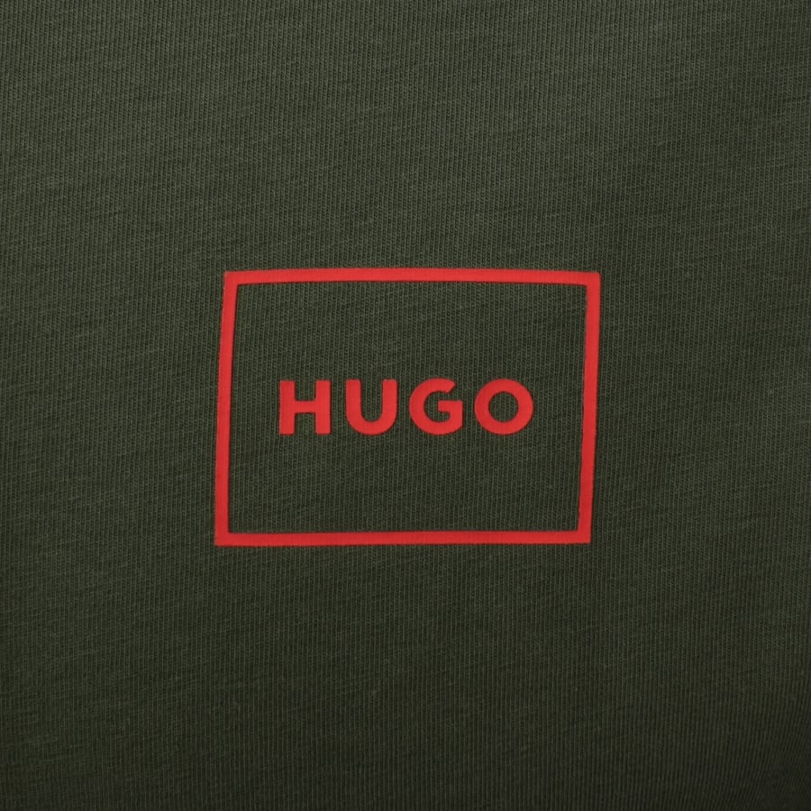 Image number 3 for HUGO Full Zip Laze Sweatshirt Green