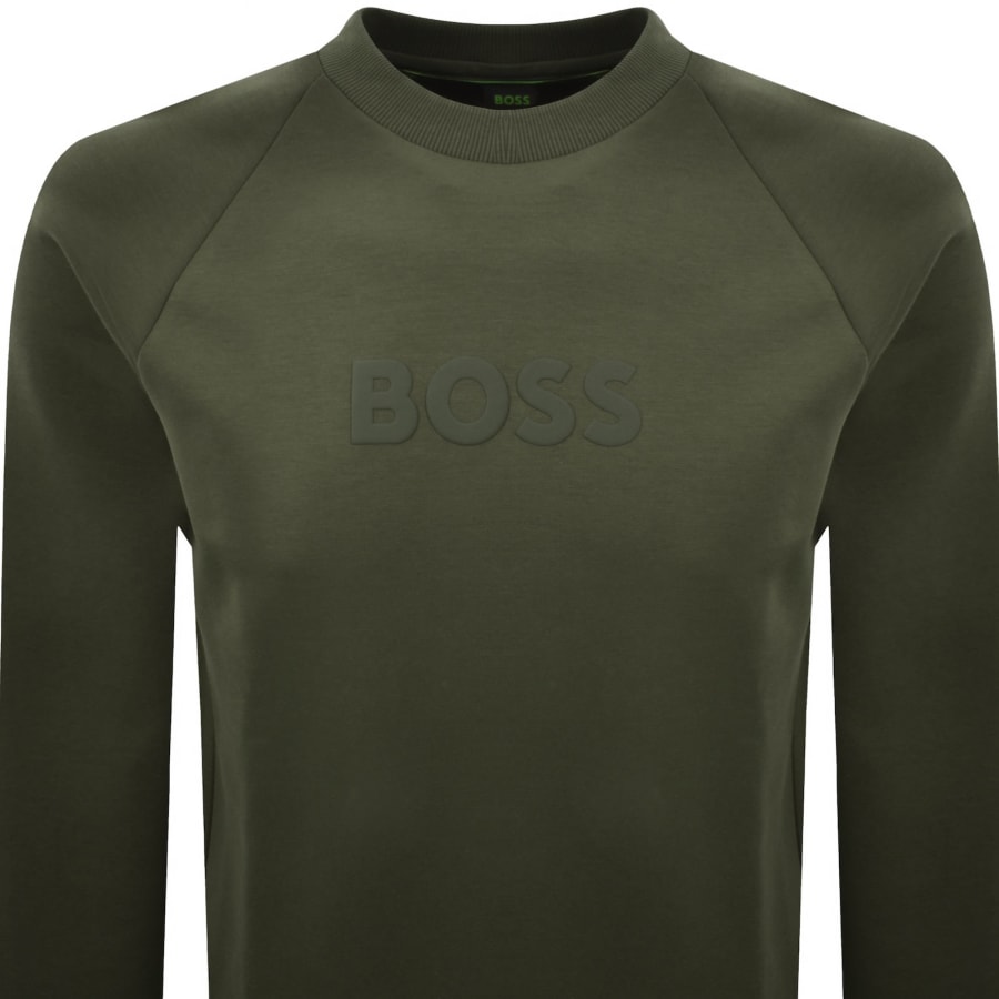 Image number 2 for BOSS Salbo Sweatshirt Green