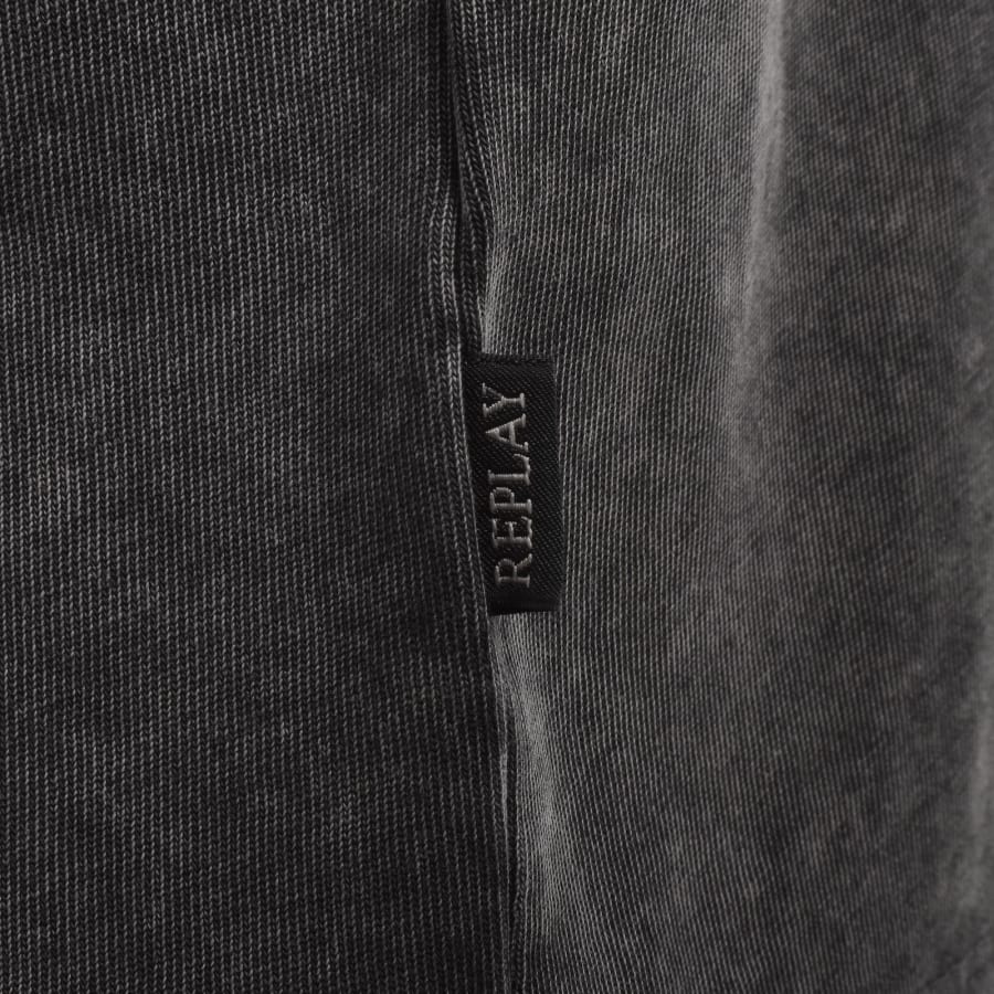 Image number 4 for Replay Graphic T Shirt Grey