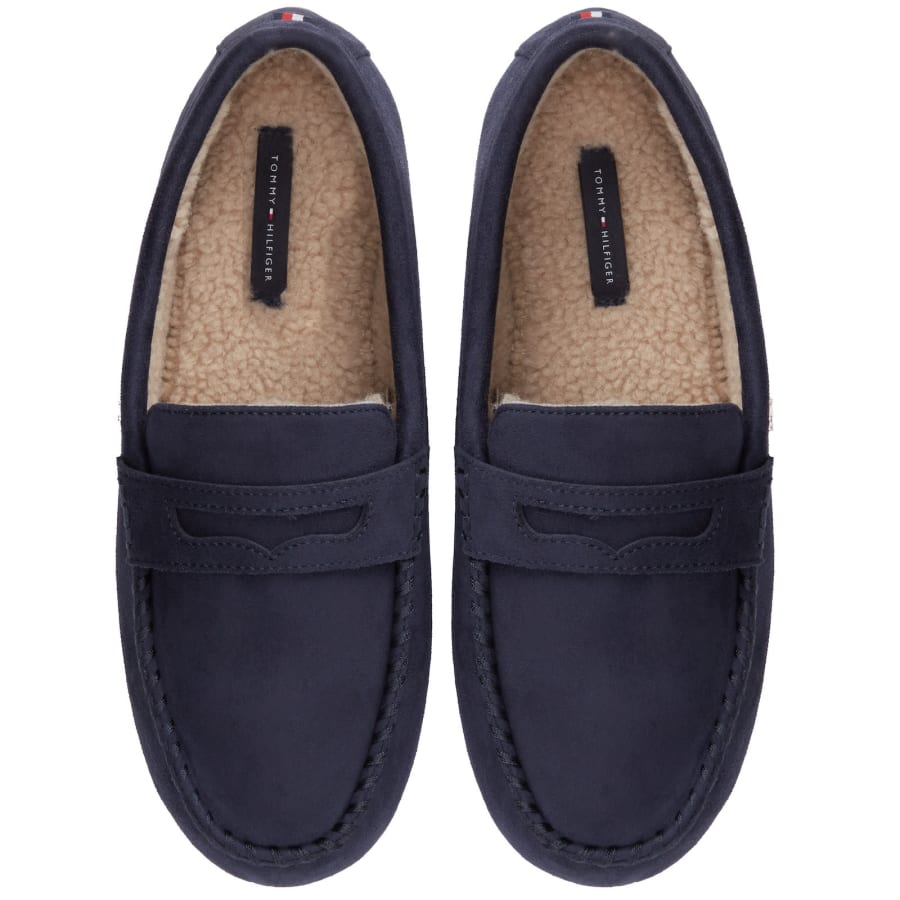 Image number 1 for Tommy Hilfiger Driver House Shoes Navy