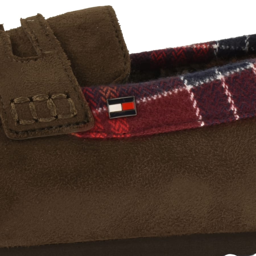 Image number 4 for Tommy Hilfiger Driver House Shoes Brown