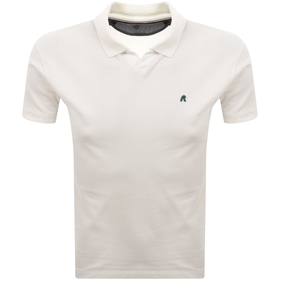 Image number 2 for Replay Short Sleeved Polo T Shirt White