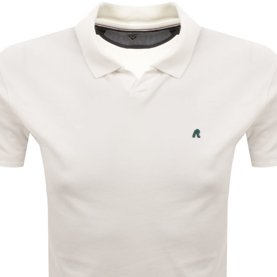 Image number 3 for Replay Short Sleeved Polo T Shirt White