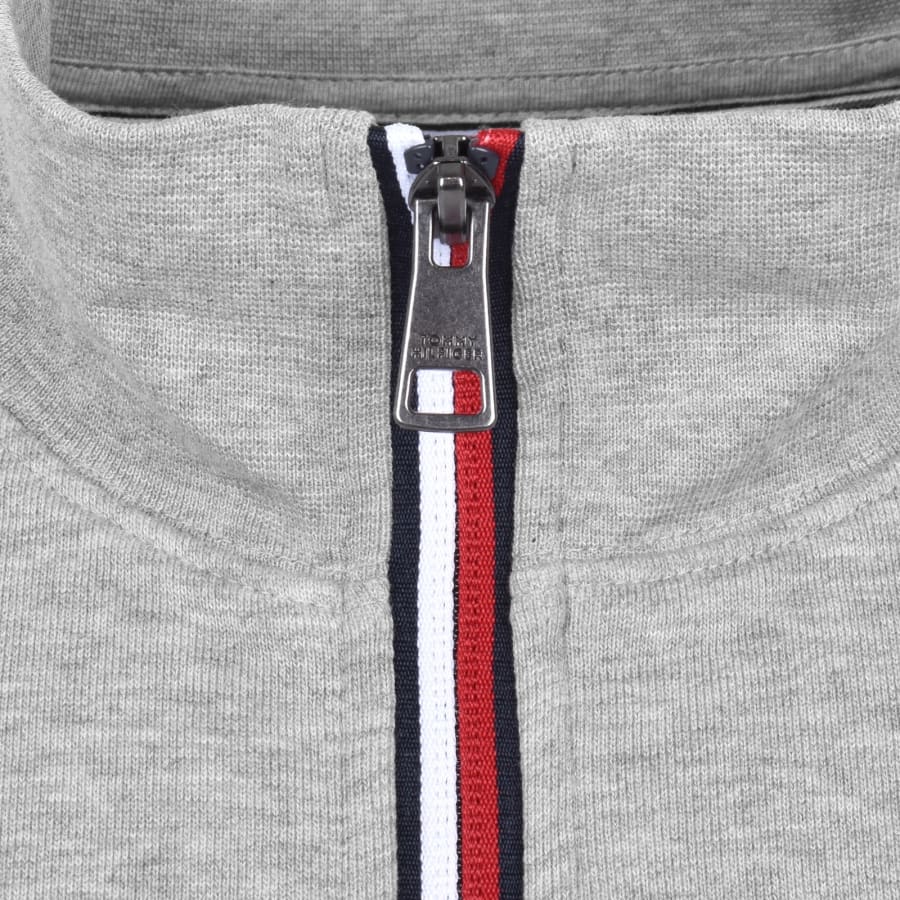 Image number 4 for Tommy Hilfiger Tipping Track Sweatshirt Grey