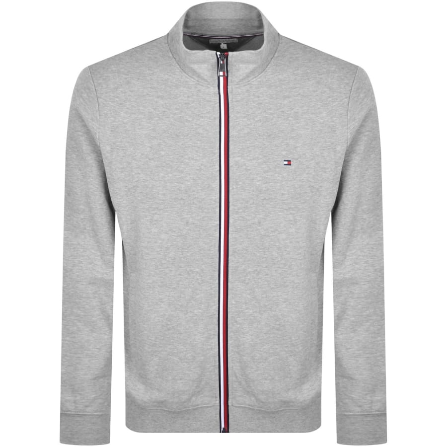 Image number 1 for Tommy Hilfiger Tipping Track Sweatshirt Grey