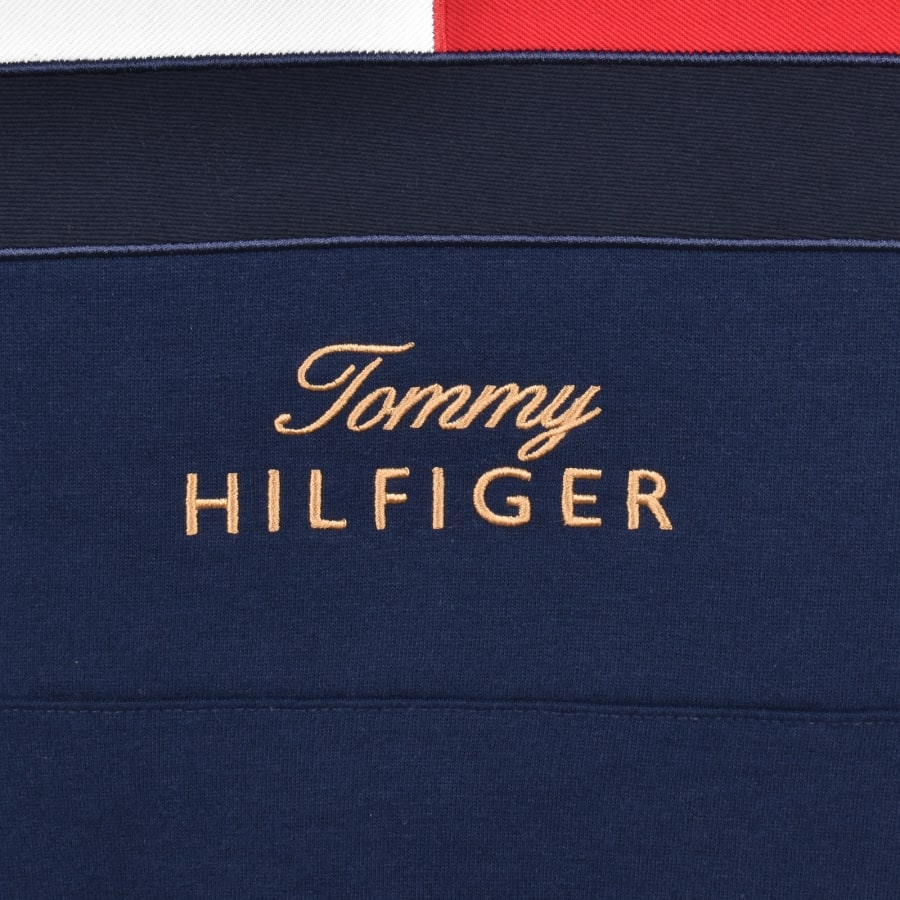 Image number 3 for Tommy Hilfiger Gifting Flag Hoodie Navy