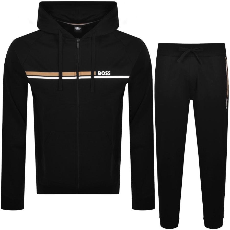 Image number 1 for BOSS Authentic Tracksuit Black
