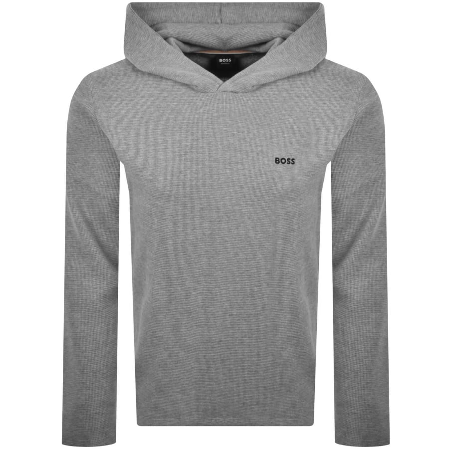 Image number 2 for BOSS Waffle Tracksuit Grey