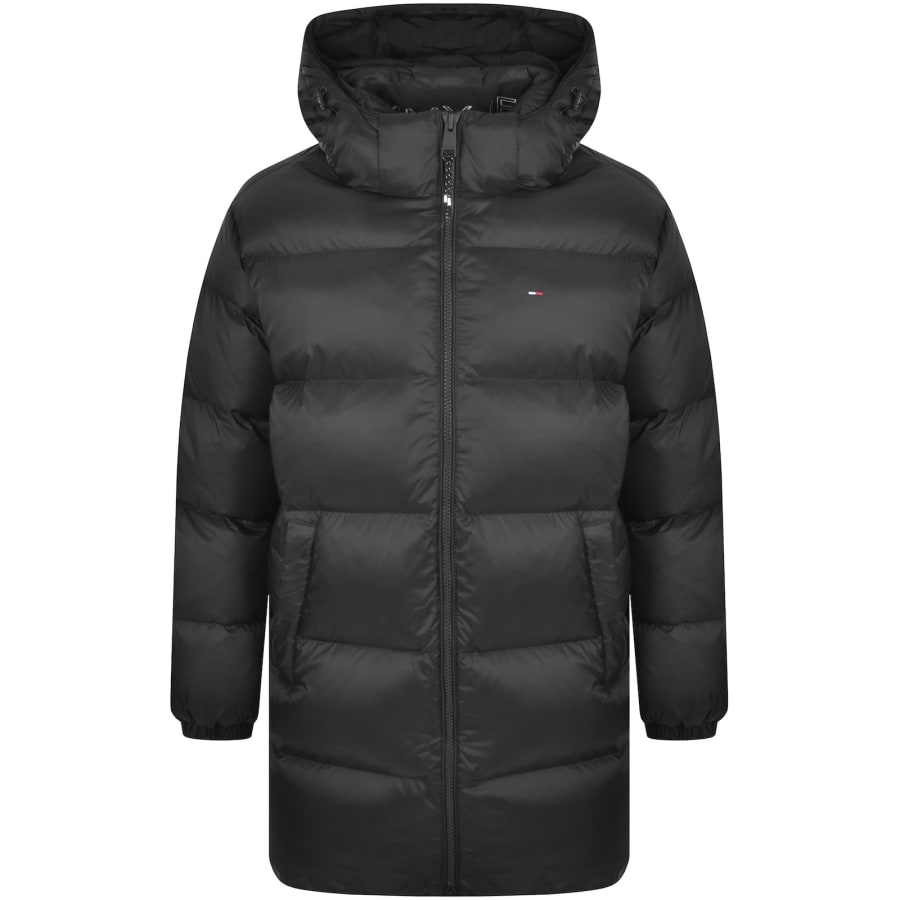 Image number 2 for Tommy Jeans Down Parka Jacket Black