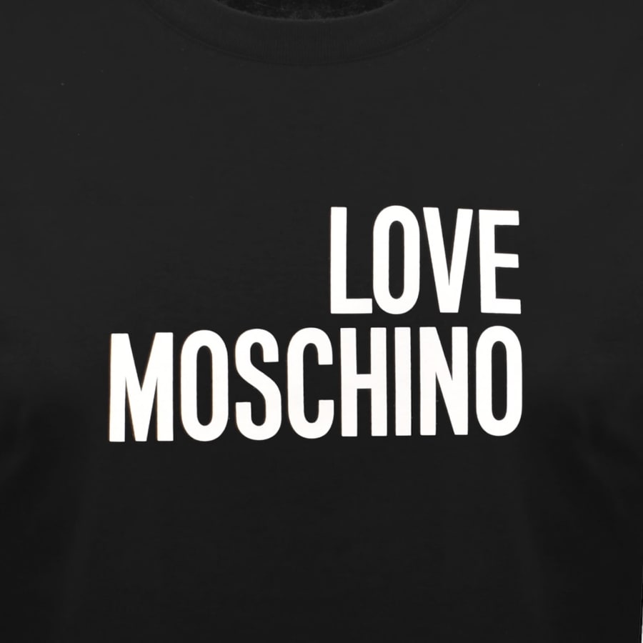 Image number 3 for Moschino Graphic T Shirt Black