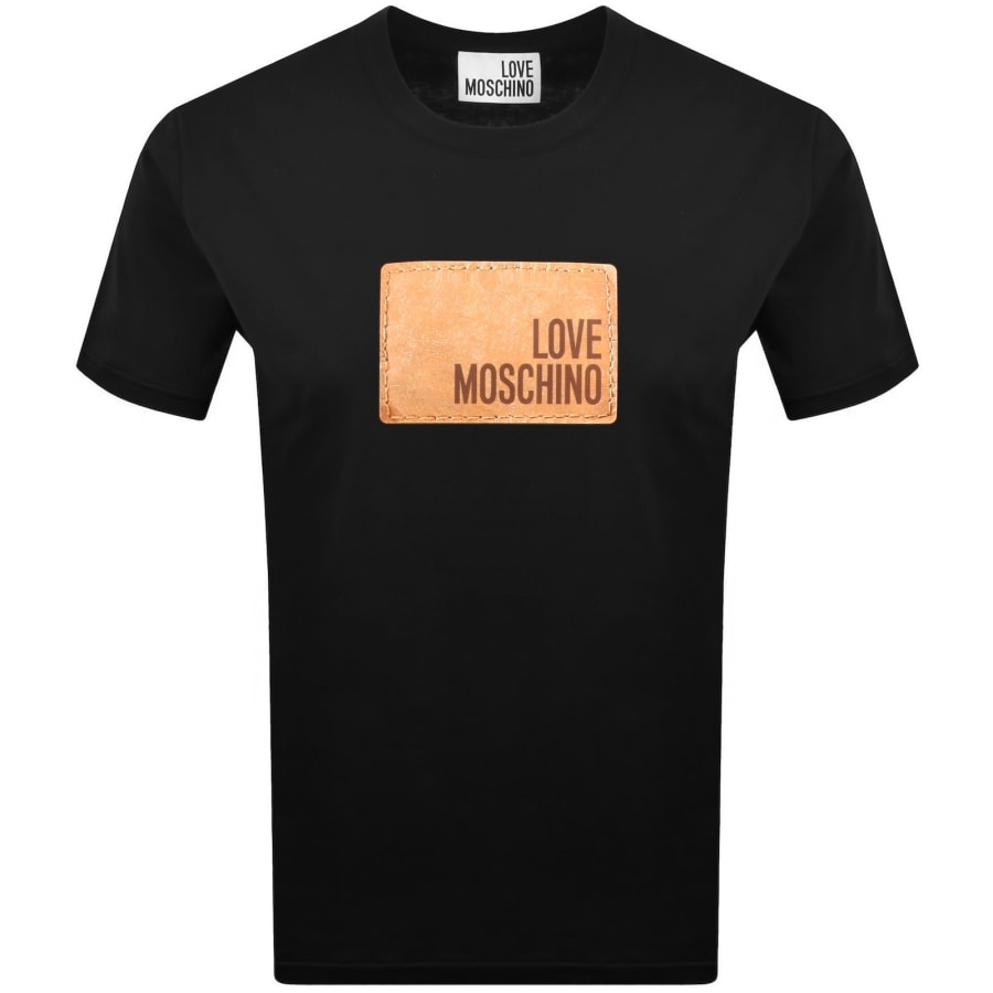 Image number 1 for Moschino Graphic T Shirt Black