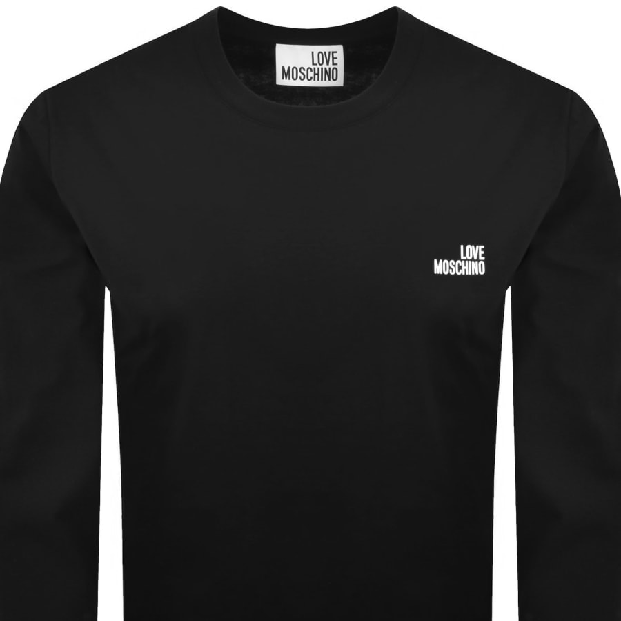 Image number 2 for Moschino Long Sleeve T Shirt Black