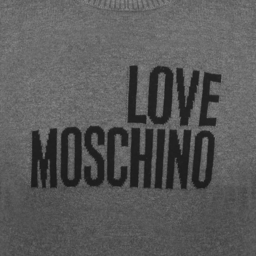 Image number 3 for Moschino Knit Sweatshirt Grey