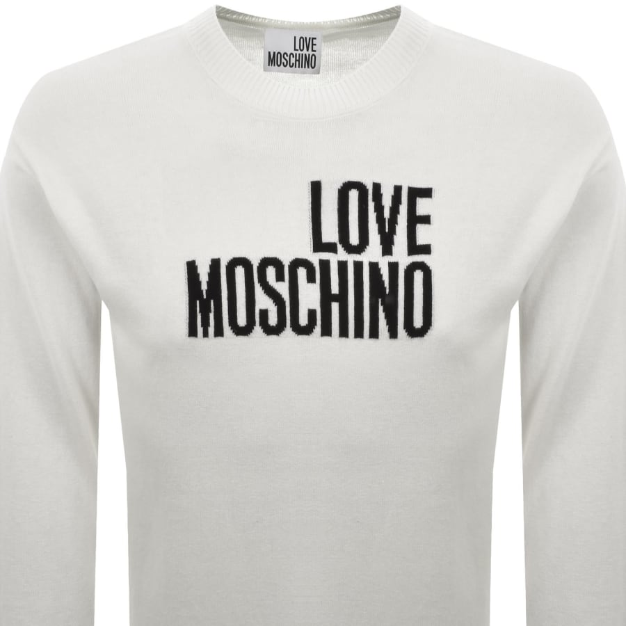 Image number 2 for Moschino Knit Sweatshirt Off White