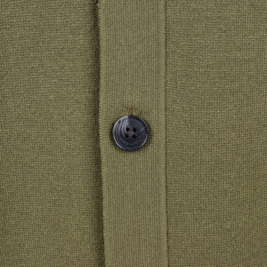 Image number 4 for Calvin Klein Knit Polo Jumper Green