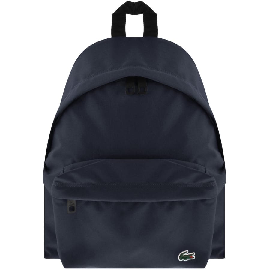 Image number 1 for Lacoste Logo Backpack Navy