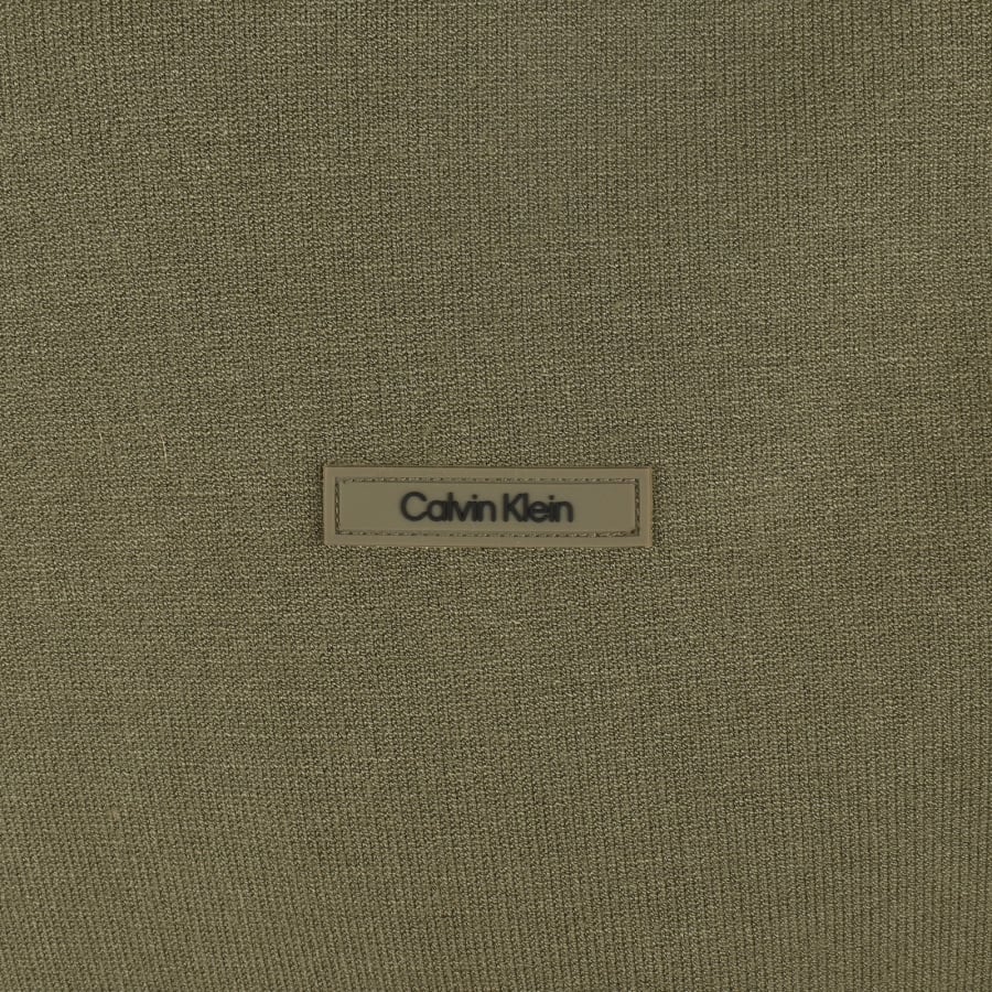 Image number 3 for Calvin Klein Crew Neck Jumper Green